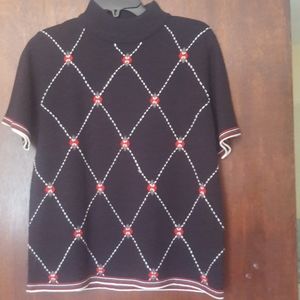 Vintage preppy argyl sweater